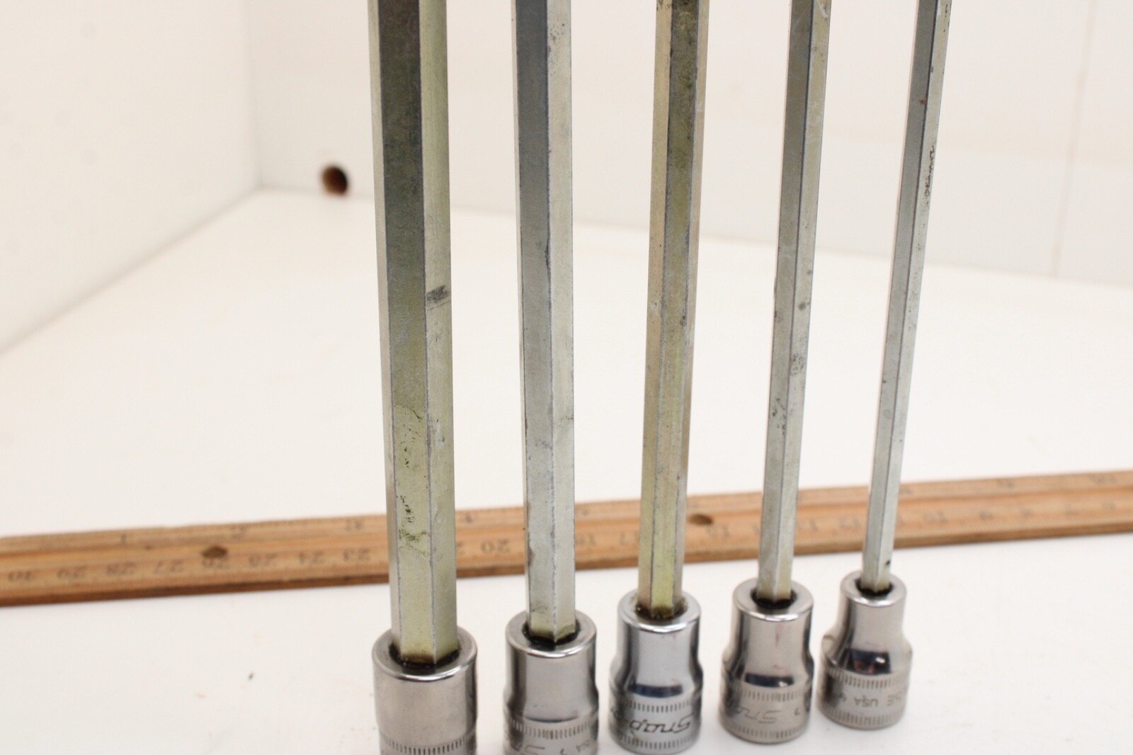 Snap-On FAML5E-FAML10E 5-10mm 5 Piece 3/8″ Drive Metric Long Hex Socket USA