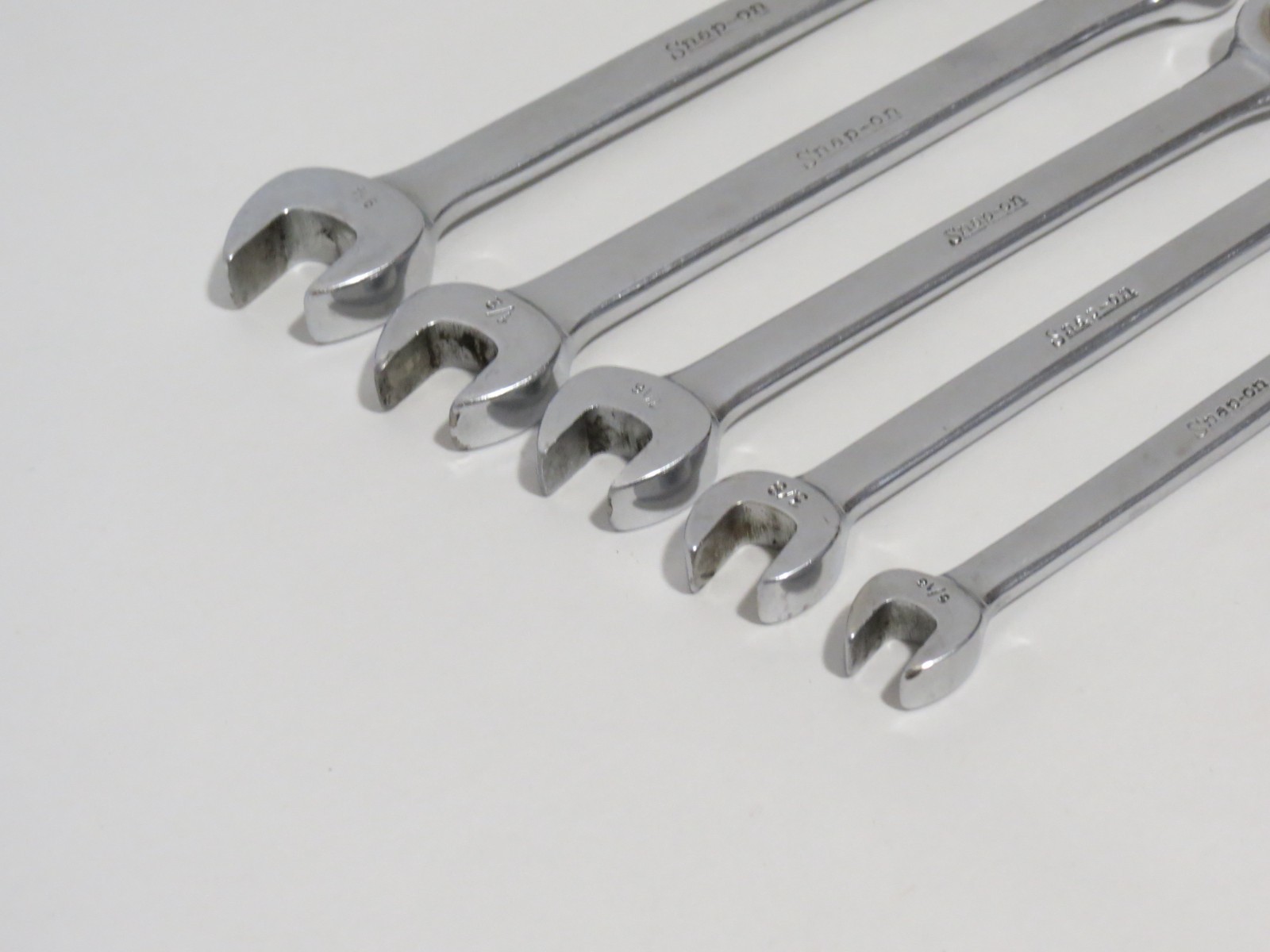 Snap-On Open End Set of Flare Nut Wrenches 5 Pieces RXS Series SAE 5/16 – 9/16