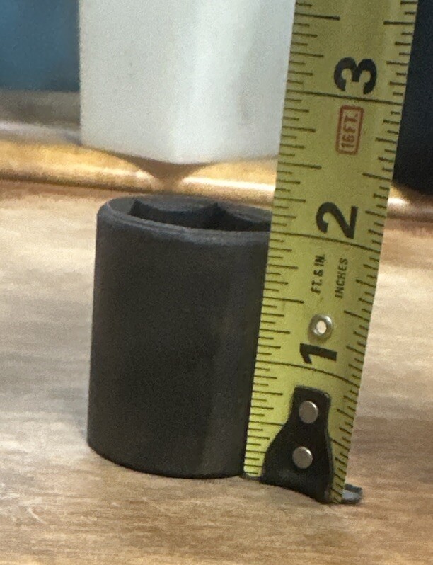 Vulcan Tools 1 1/4 in. Shallow Impact Socket 1/2 in. Drive 6 point 4-640