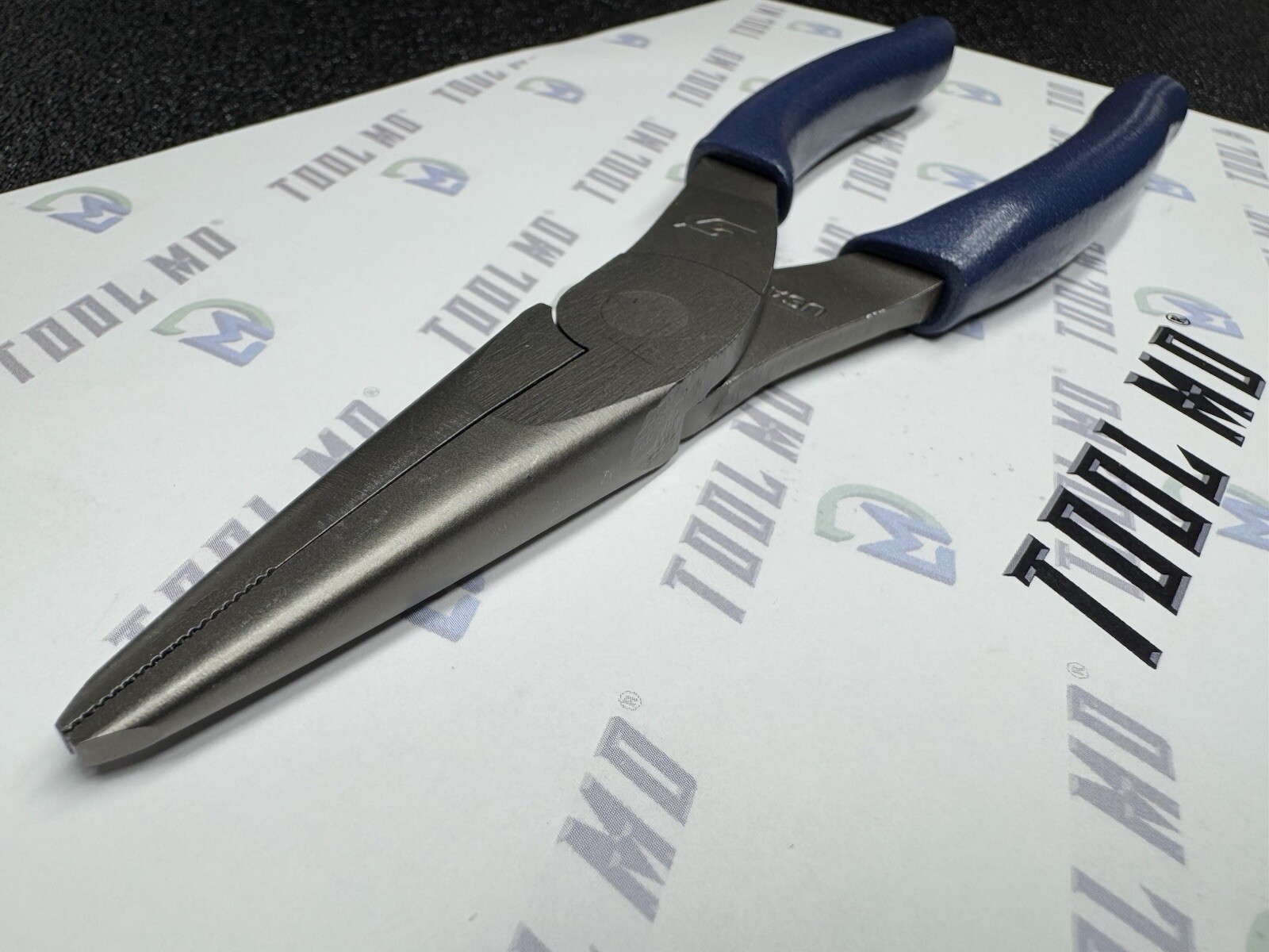 Snap-on Tools USA NEW POWER BLUE 8″ Talon Soft Grip Needle Nose Pliers 96ACF