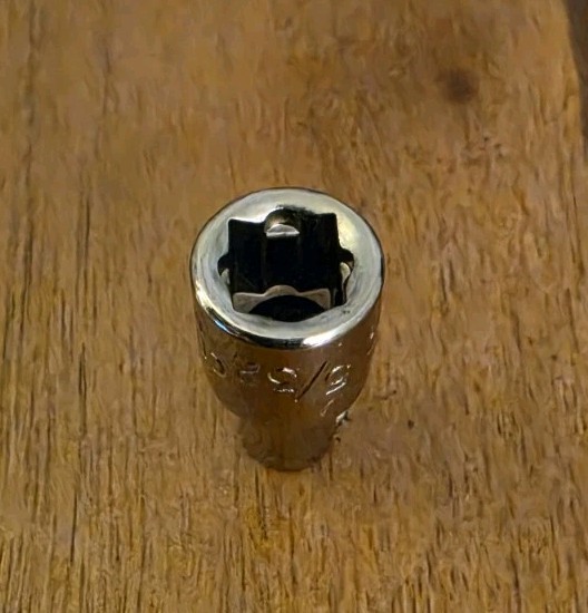 Craftsman USA 5/32″ Socket 6 Point 1/4″ Drive Inverted G2 43481