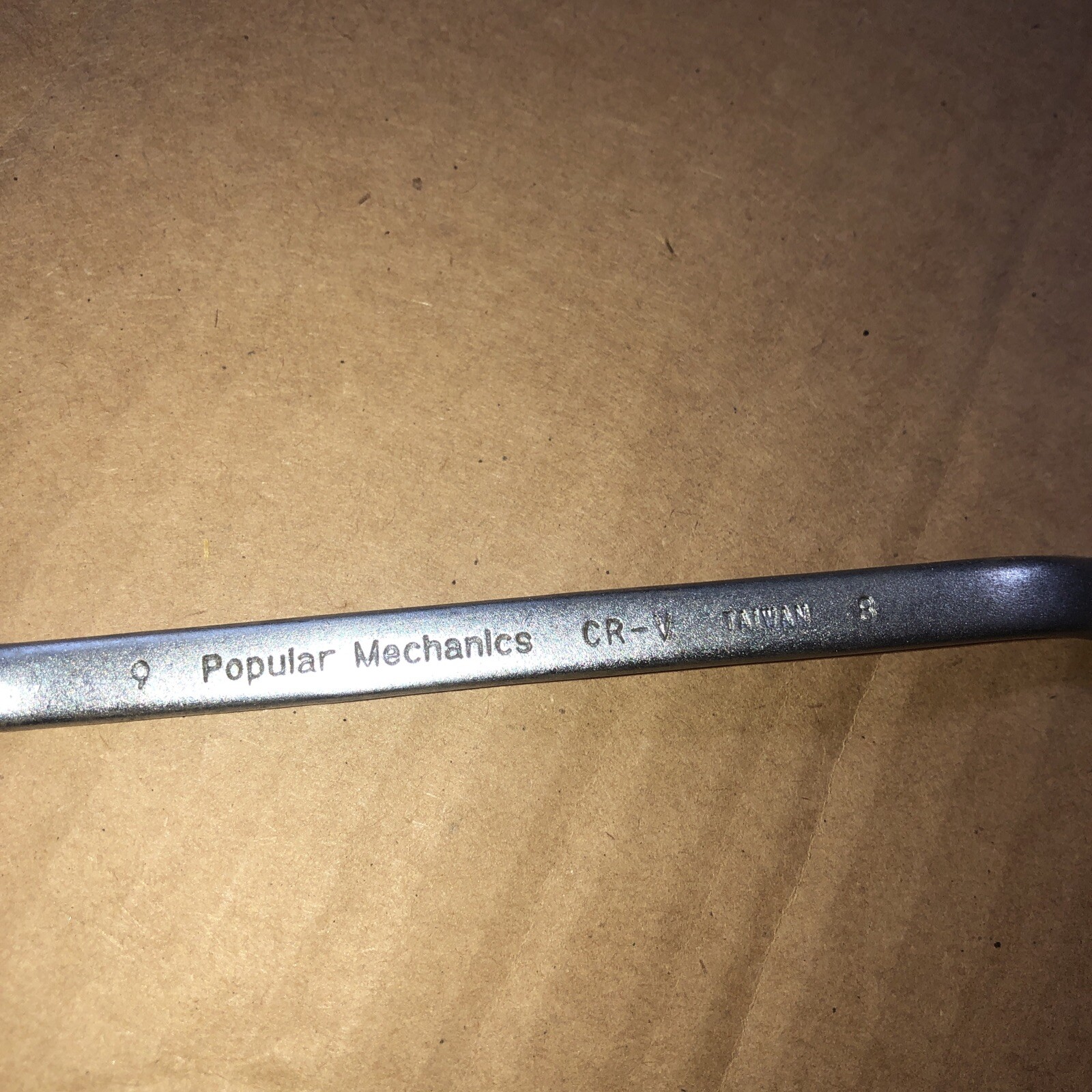 Vtg Popular Mechanics PM CR-V 12 Point Wrench W0408 M A 8mm X 9mm Boxed End !
