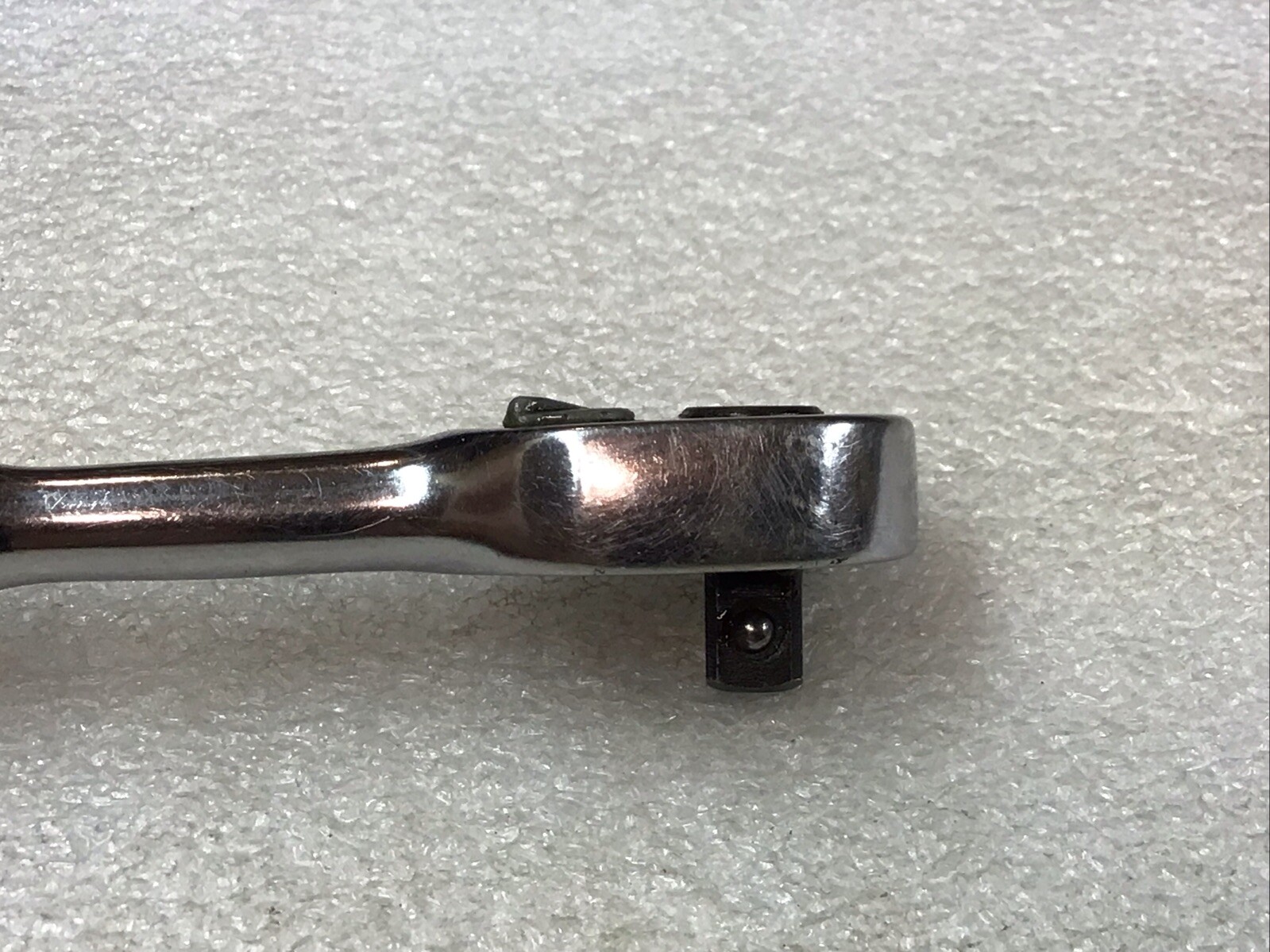 Snap-On#TM70B – 1/4” Dr., Chrome, 4.25” Long, Stubby Ratchet, Rebuilt-USA-NICE-