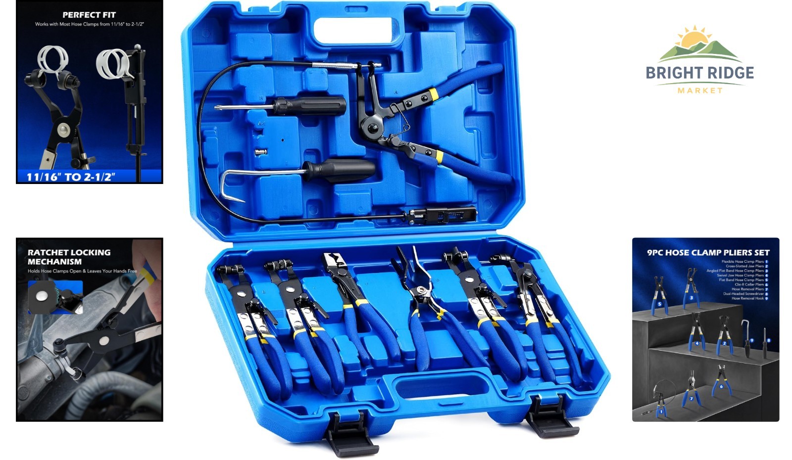 Flexible Wire Clic R Type Hose Clamp Pliers for Easy Removal and Installation