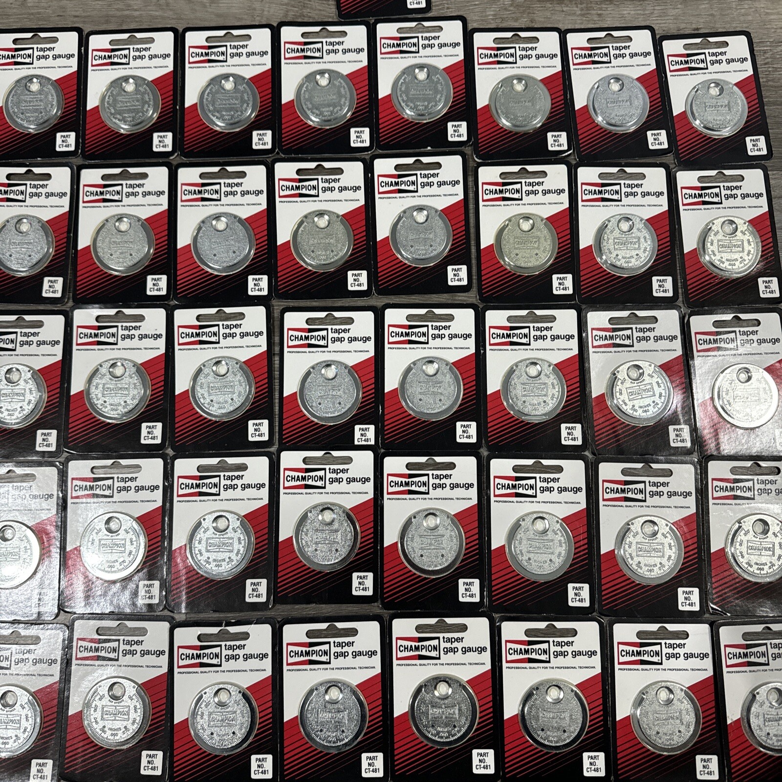 🔥🔥🔥 Champion «silver dollar» spark plug gap tool CT481 TAPER GAP GAUGE 🔥🔥
