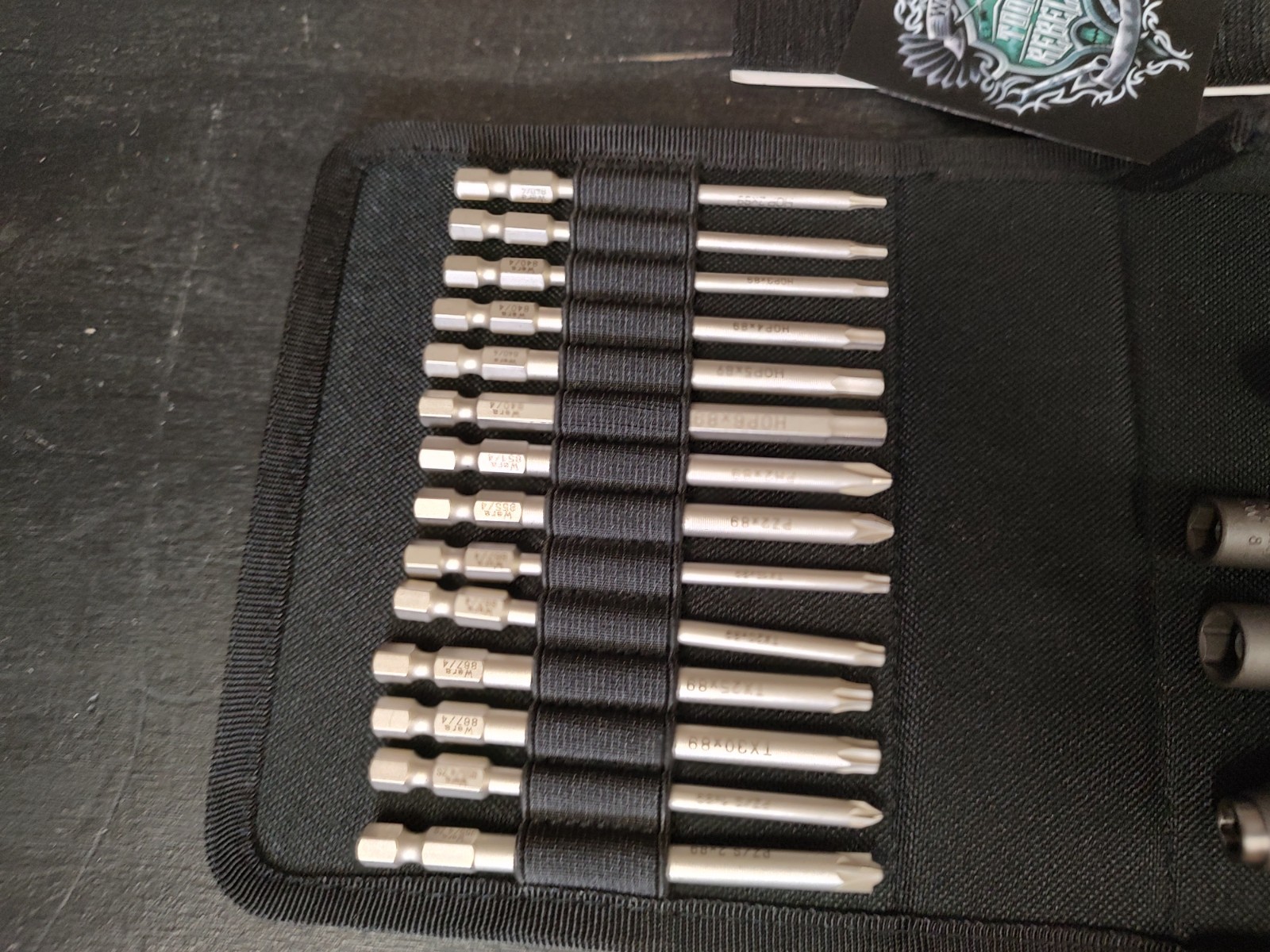 Wera 416 RA 816 r 1/4″ Drive 18pc Kraftform Bit set Pouch New