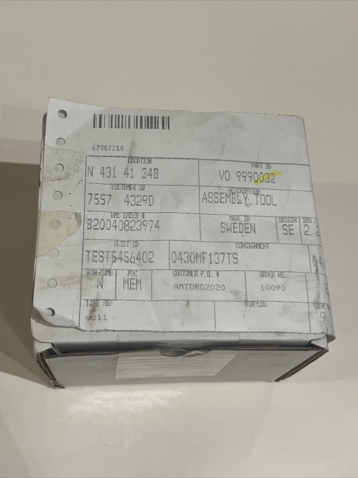 Volvo Assembly Tool 9990032 . Made In Sweden. New & Free Shipping