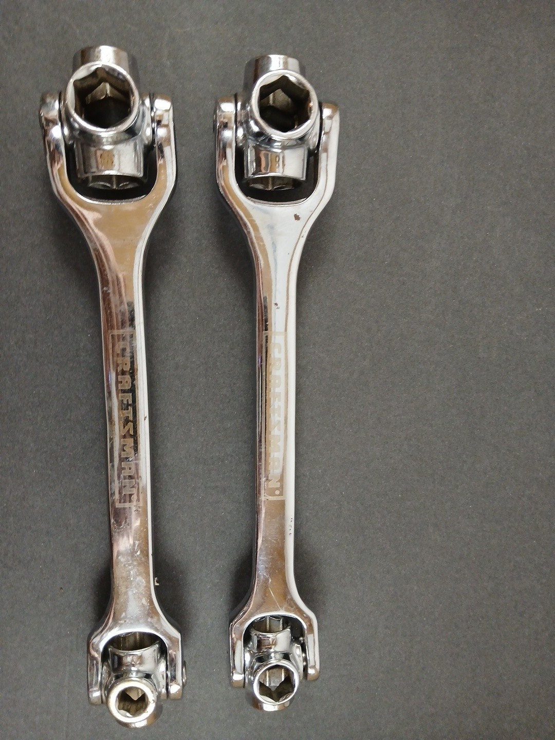 Craftsman 14277 Z & 14278 Z Dog Bone Wrench Pair 8-in-1 Multi-Tool SAE & Metric