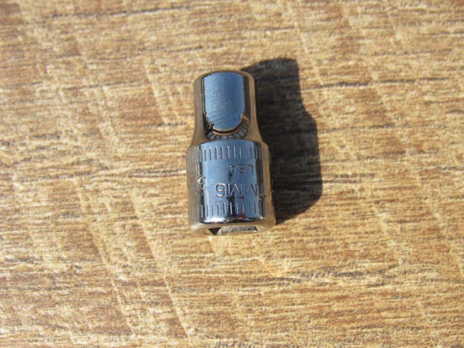 SNAP ON 6MM TMM6 1/4″ DRIVE METRIC 6 PT SHALLOW CHROME SOCKET 6 MM TMM NEW LOGO