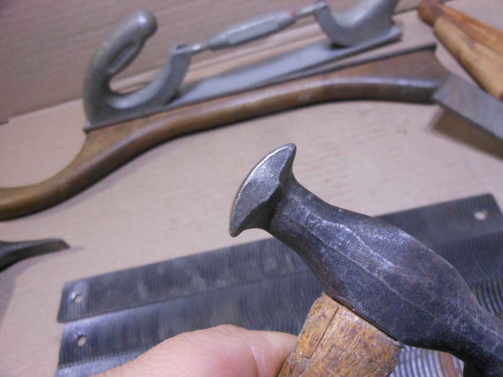 Vintage Body Tool Lot – Hammers File Holders Handles Vixen Files