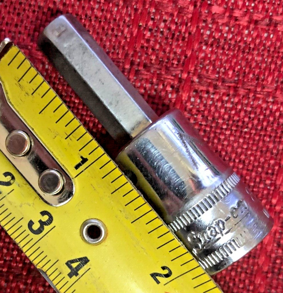 Snap On FAM8A Metric 8mm Hex/Allen Bit Socket 3/8″dr 2″L USA Good 8/10 j1