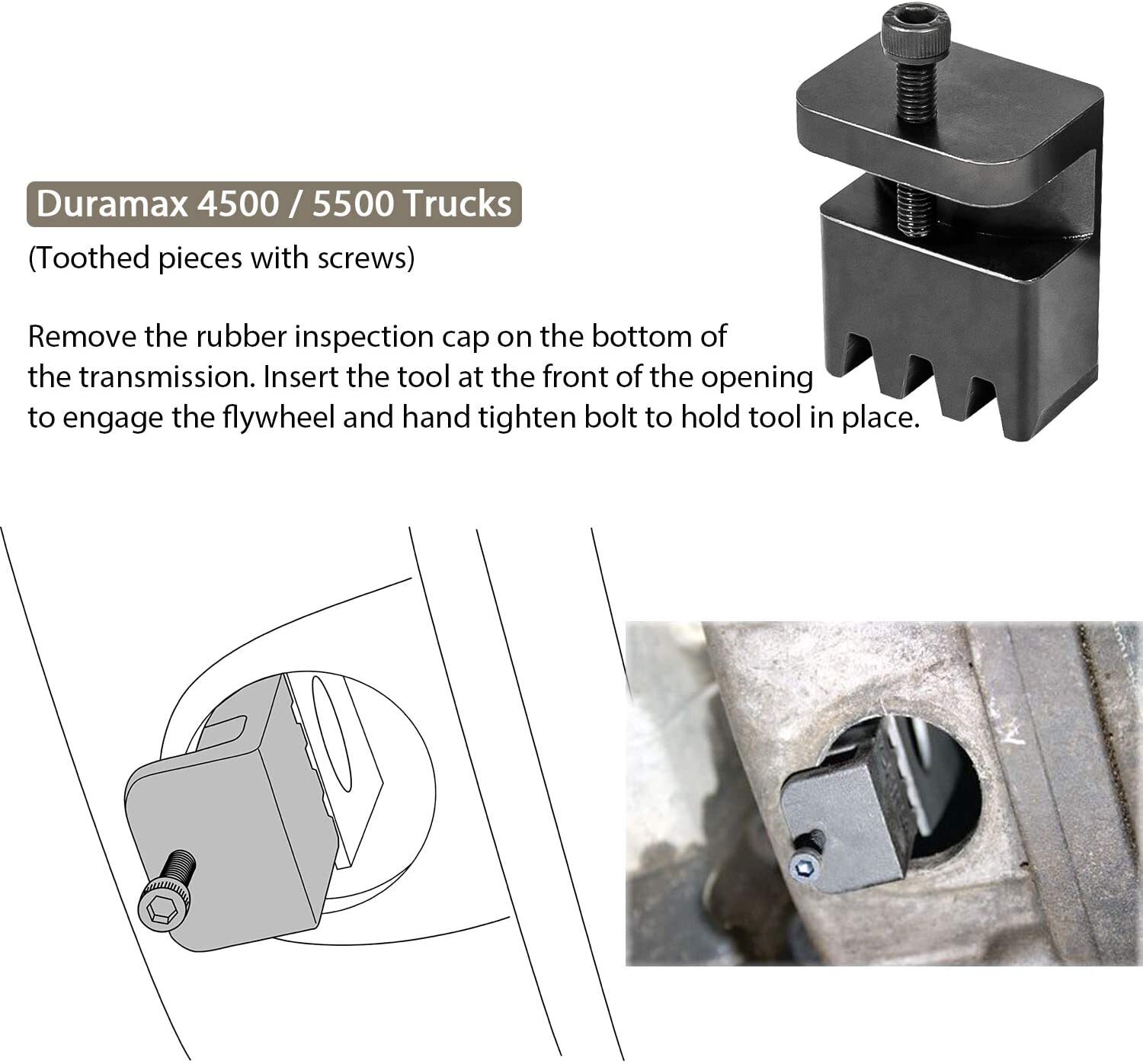 22100 Flywheel Locking Tool Socket Holder Bolt AM-J-44643 S A B for 6.6L Duramax