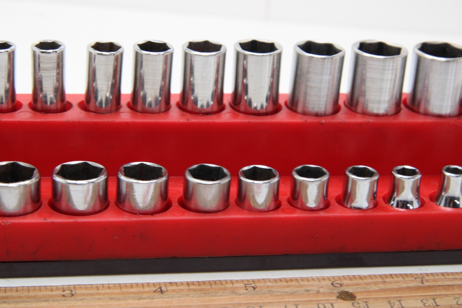 Snap On TMM & STMM 4-15mm 26 Piece 6 Point Shallow & Deep Chrome Socket Set USA