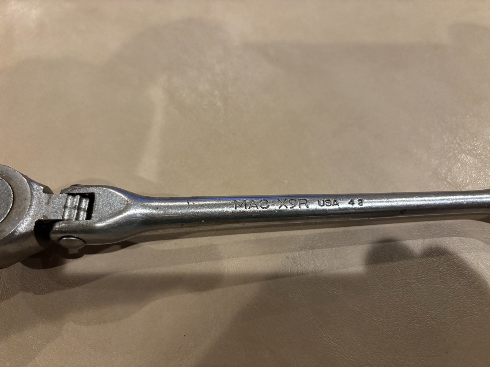Mac Tools 3/8 drive Flex Head Ratchet X9R, USA, 11 inches