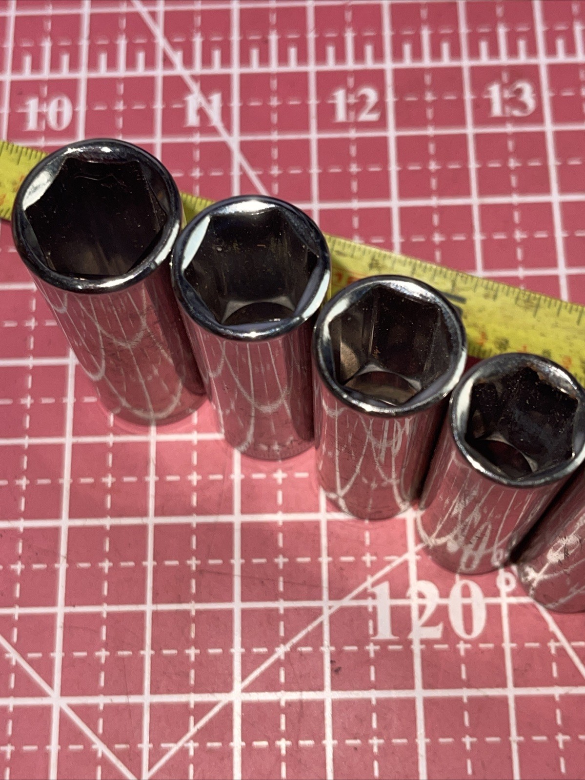 Craftsman USA INV G Series 11 Piece MM Metric 1/4 Drive 6 Point Deep Socket Set