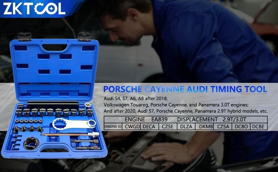 Camshaft Timing Tool For EA839 Audi Porsche 2.9T 3.0T V6 TFSi VW Touareg T40331
