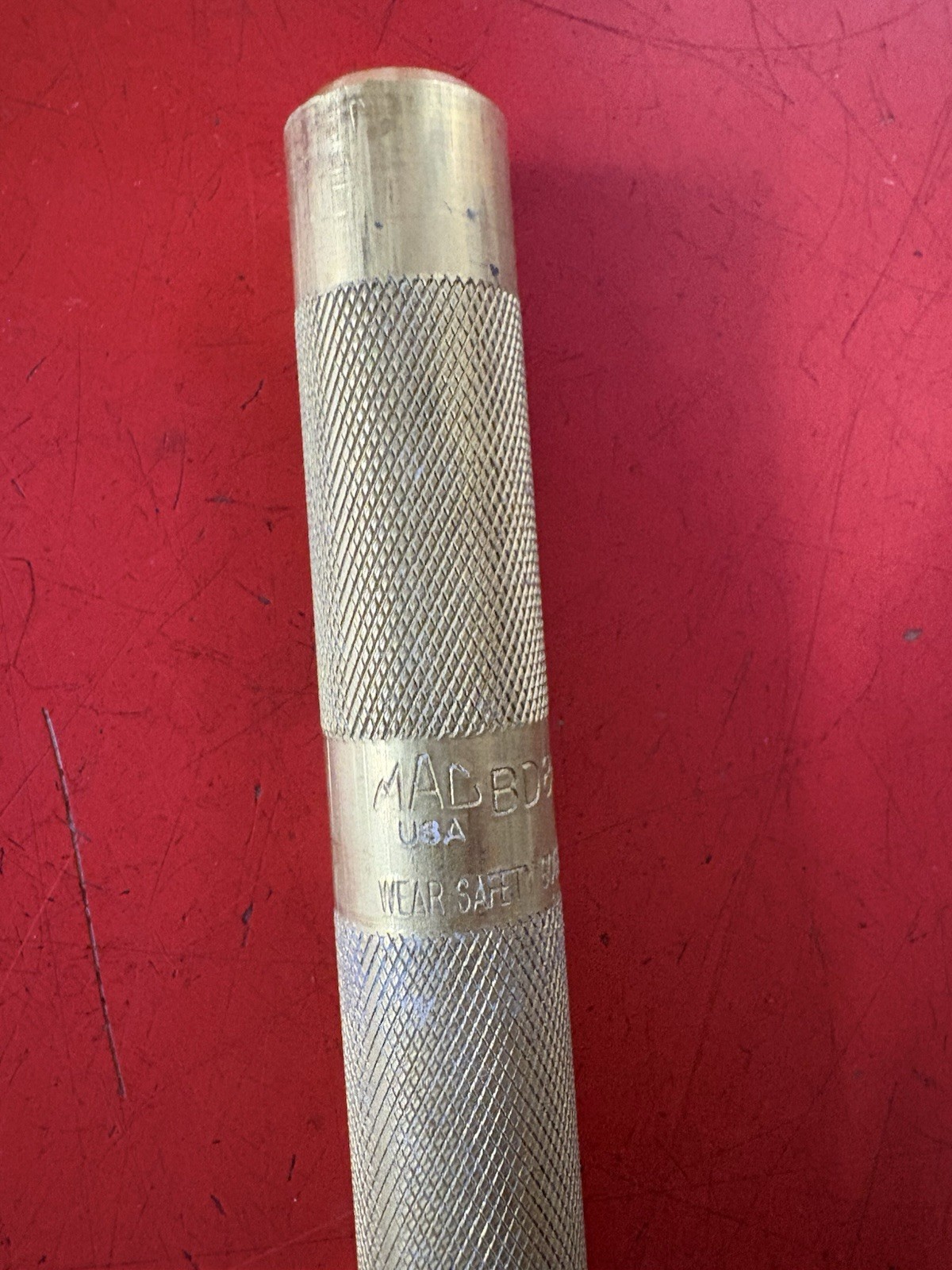 New Mac Tools BRASS DRIFT NON SPARKING PUNCH 3/4″ X 8″ BD8