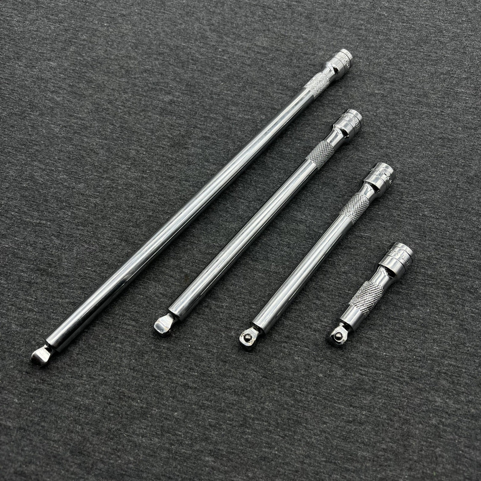 S-K Tools 4 Piece 3/8” Drive Wobble Extension Set 4524 USA