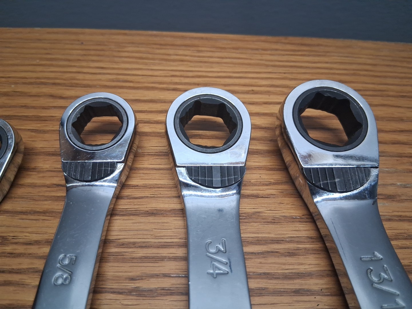Set Of 6 Mac Reversible Offset Racheting Wrenches 1/4″-15/16″