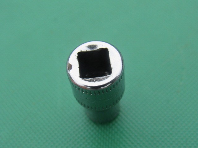 SNAP ON 6MM TMM6 1/4″ DRIVE METRIC 6 PT SHALLOW CHROME SOCKET 6 MM TMM VERY NICE