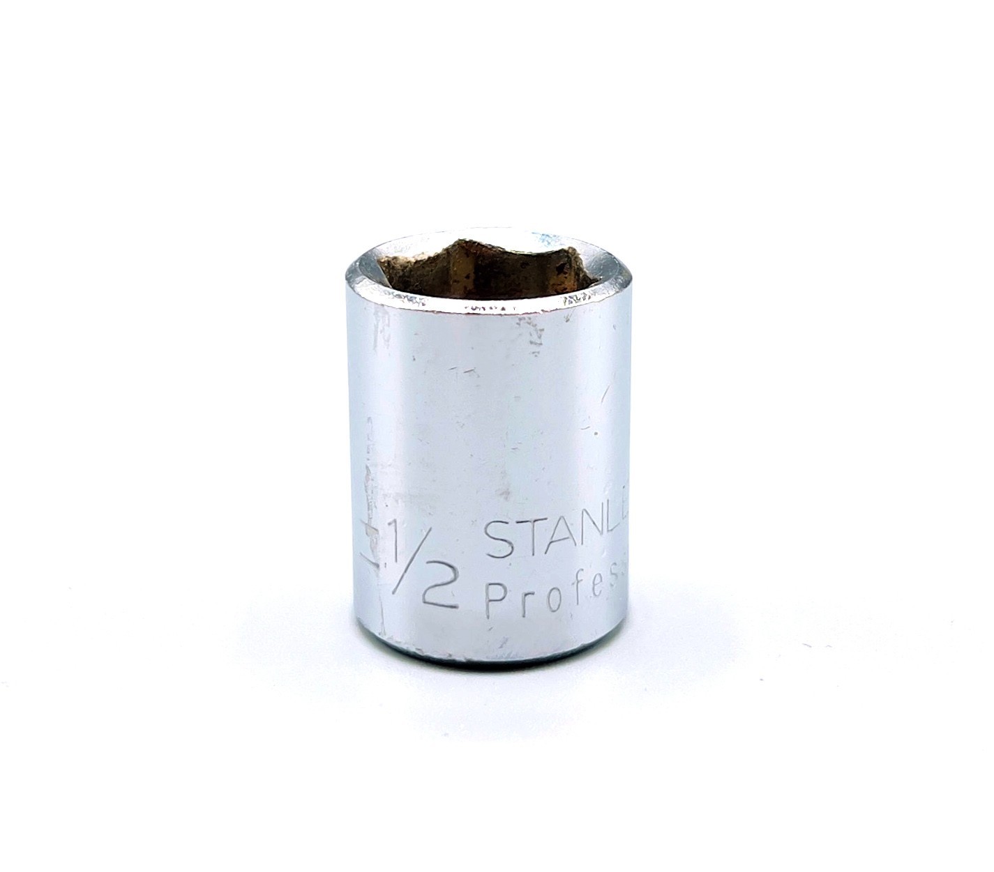 STANLEY Professional 1/2″ SAE, 6-Point 3/8″ Drive Chrome Shallow Socket #86-264