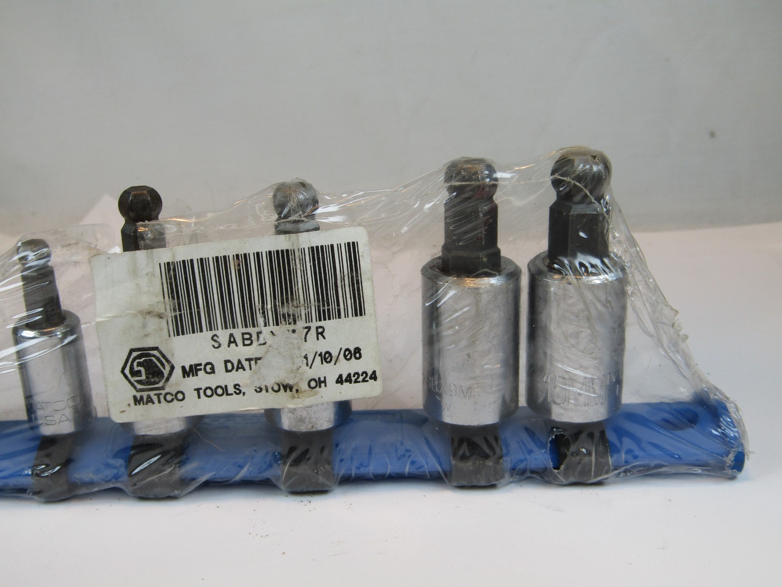 7pc Matco Ball Hex Driver Set – 3/8″ + 1/4″ drive Metric 4mm – 10mm