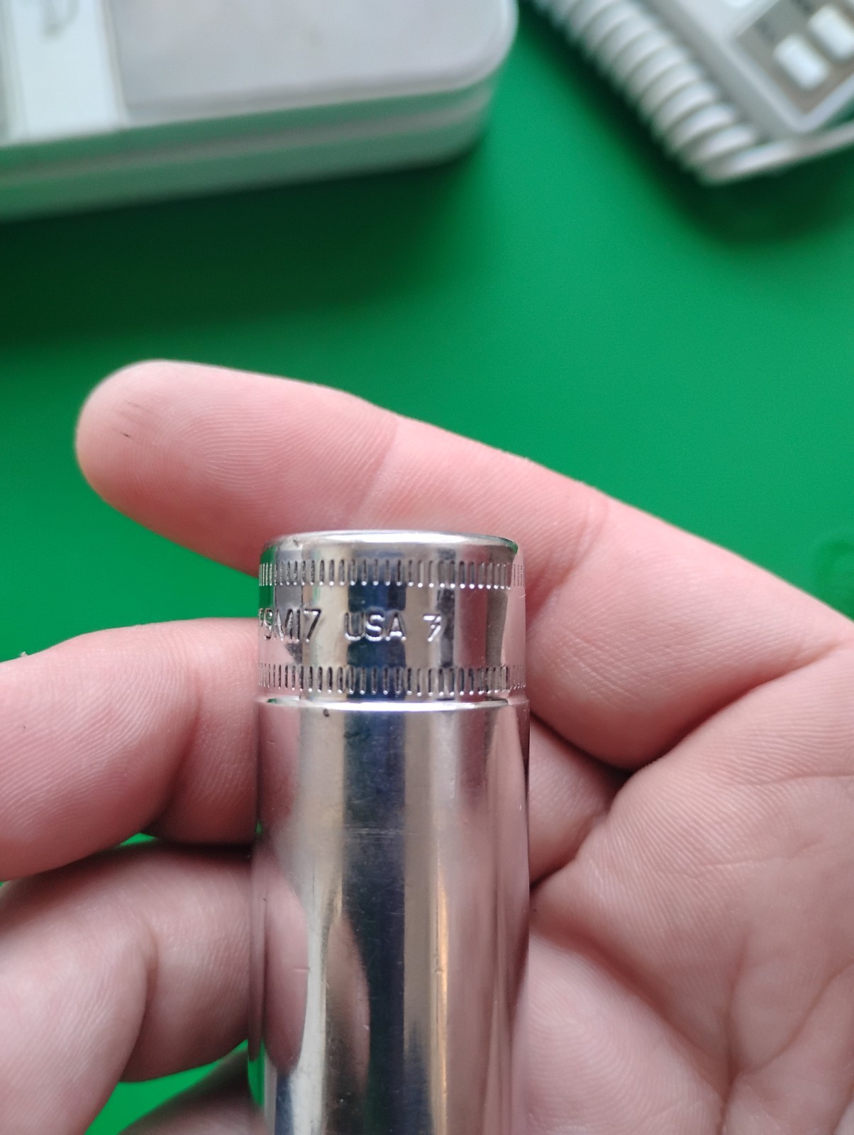 Snap On SFSM17 3/8” Drive 17mm Deep Chrome 6 Point Socket Pre-owned