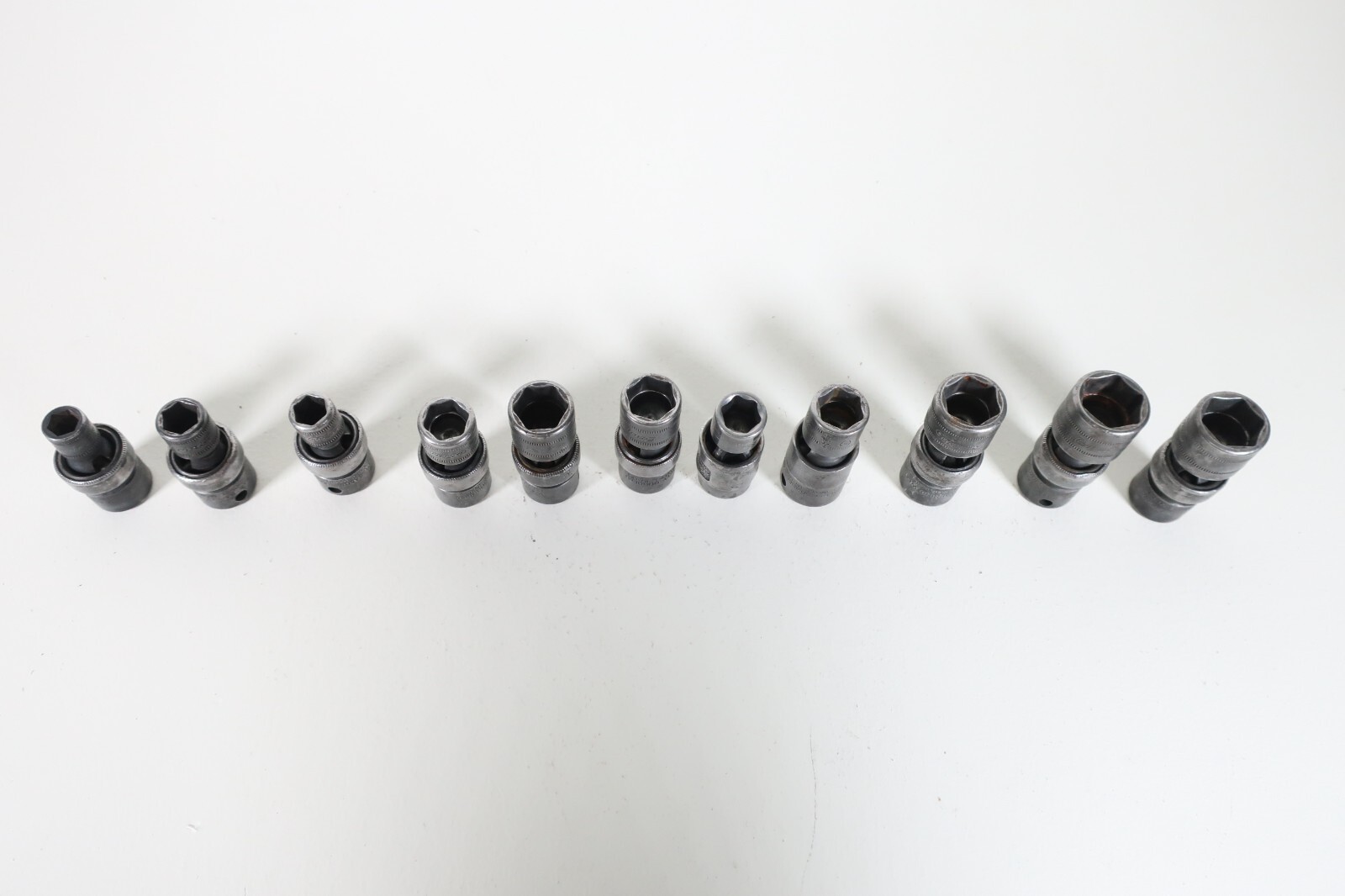 Snap On 3/8″ Drive 11pc Metric Swivel Impact 6pt Socket Set(9mm-19mm)IPFM