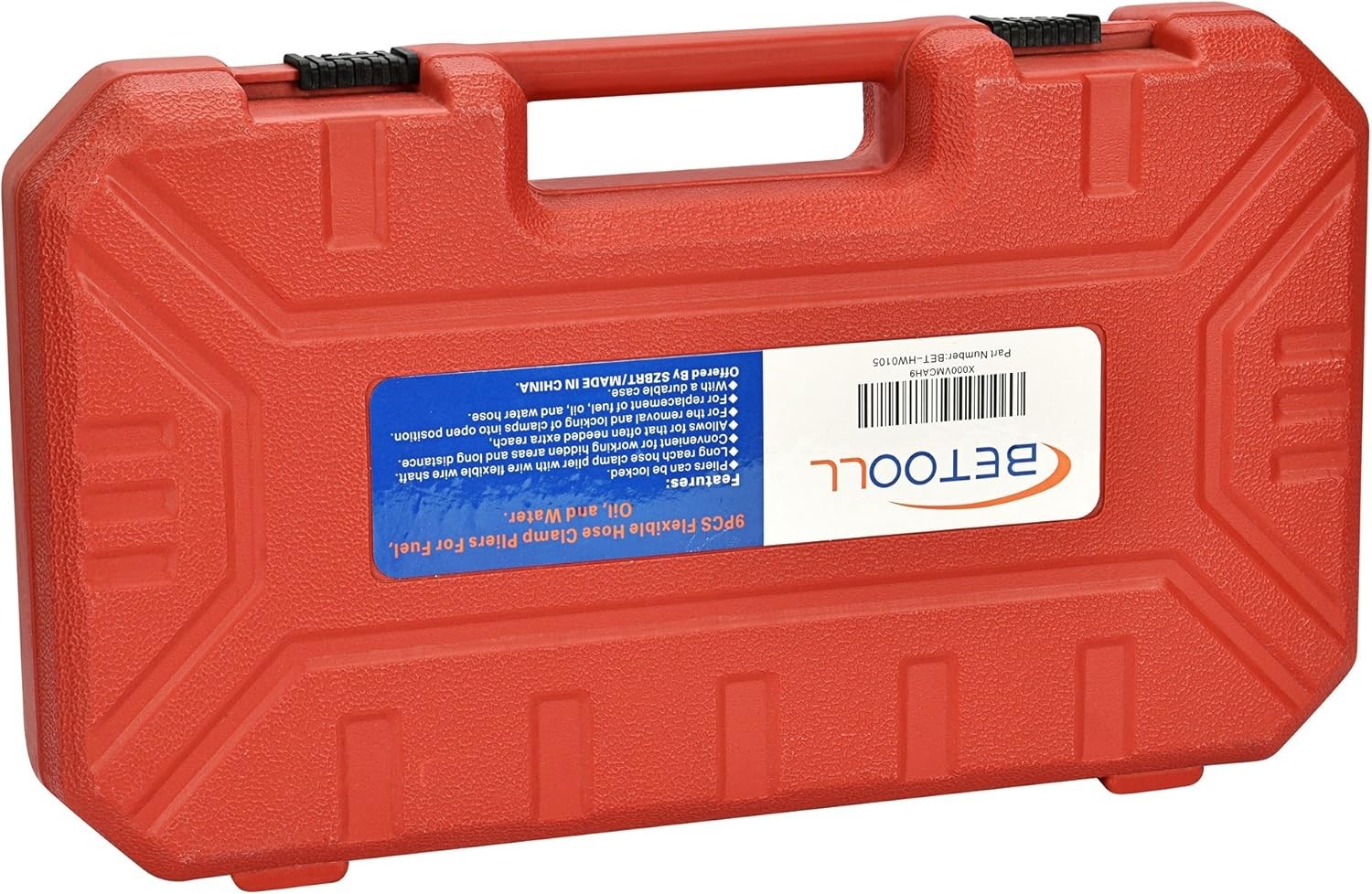 Professional 9pc Hose Clamp Pliers Set – Ergonomic, Long , Versatile Tools