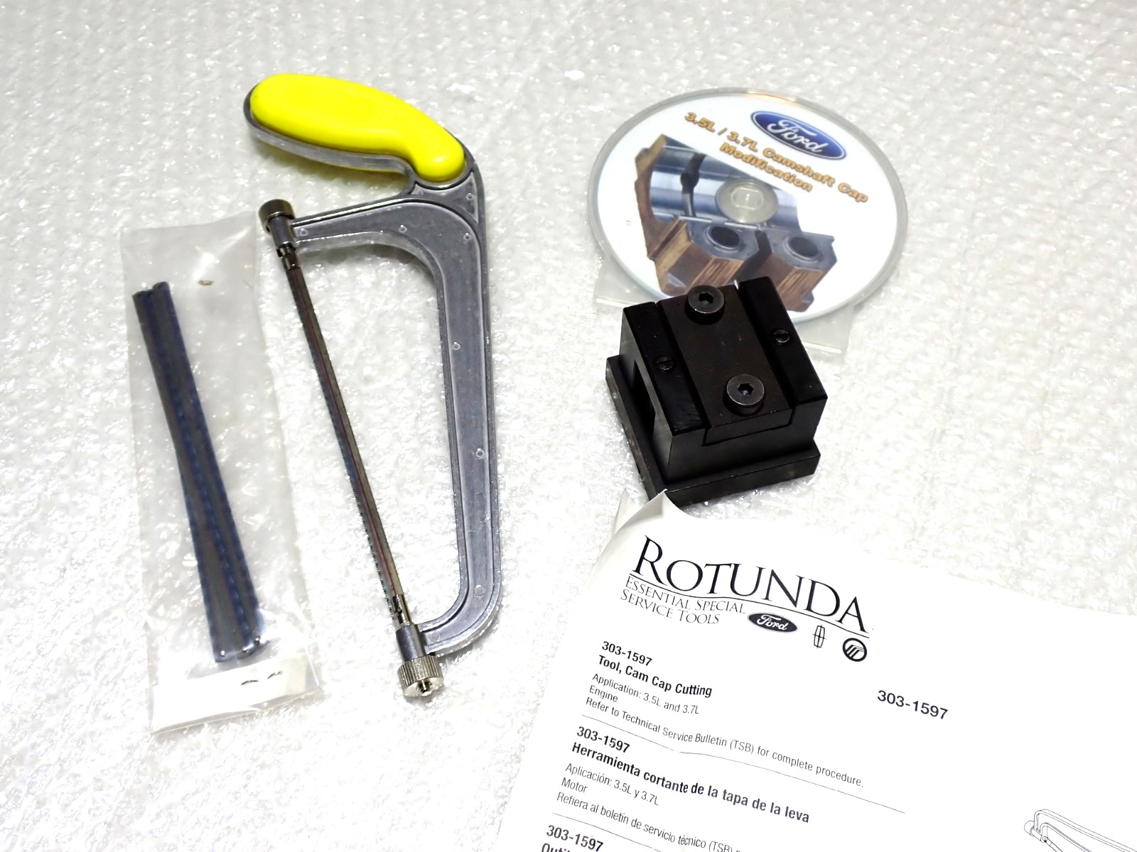 303-1597 ROTUNDA CAM CAP CUTTING TOOL 3.5L 3.7L ENGINES NEW