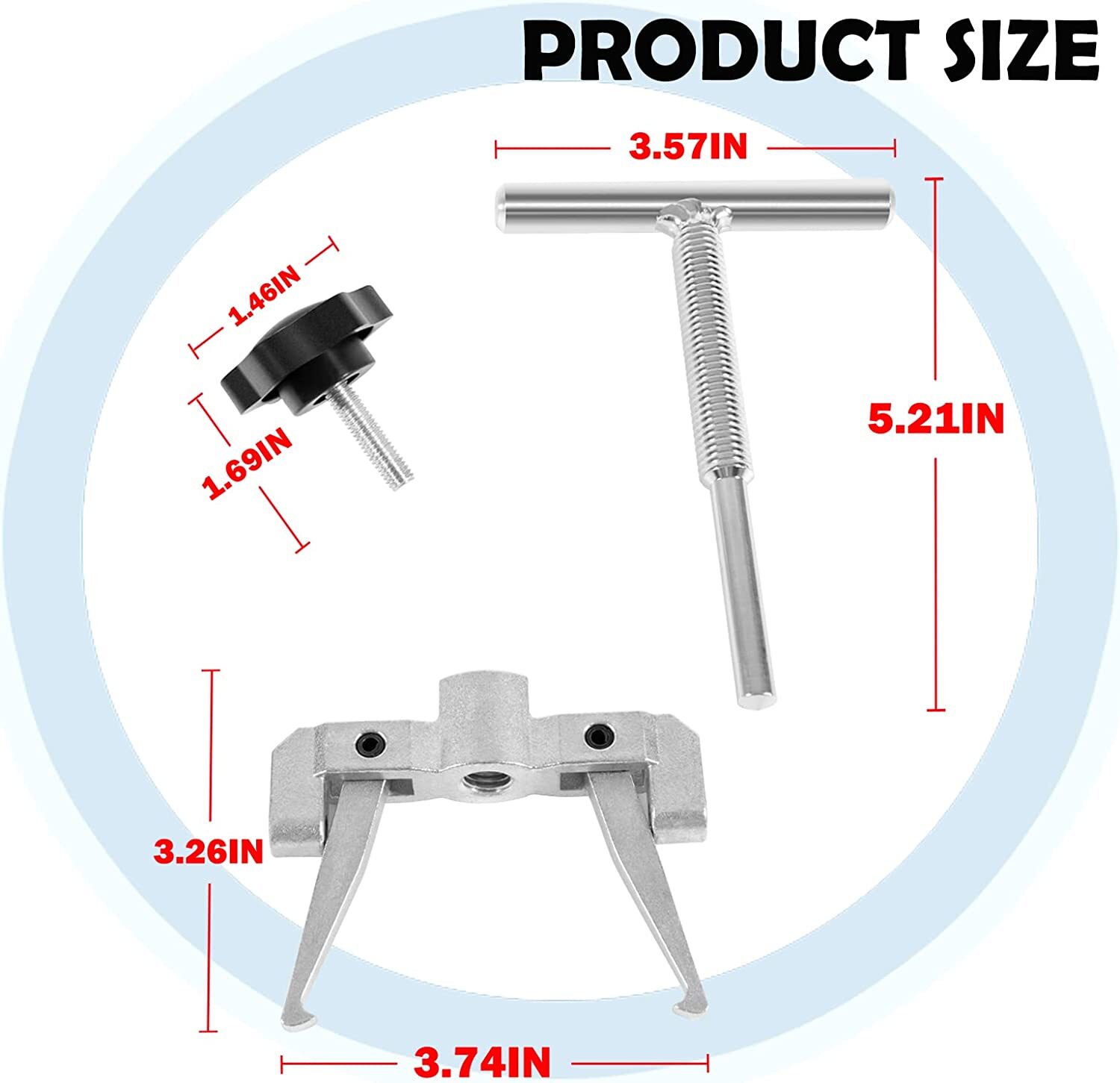 660040-1 Impeller Puller for Jabsco Pump 50070-0040/50070-0200 2-1/4″ to 2-9/16″