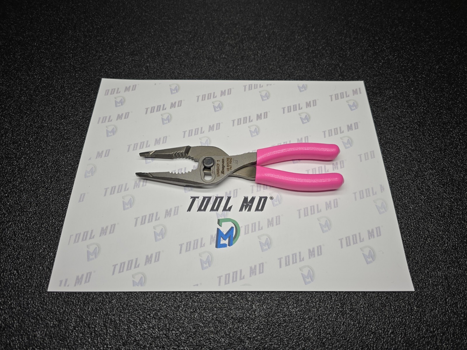 Snap-on Tools USA NEW HOT PINK 7″ Talon Grip Long Nose Slip Joint Pliers LN46ACF