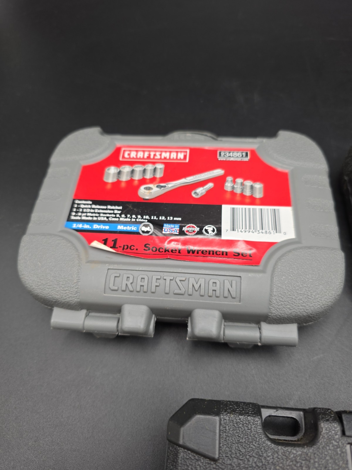 Lot Of 3 Complete Craftsman Socket Wrench Sets #34861 #34860 & #34860