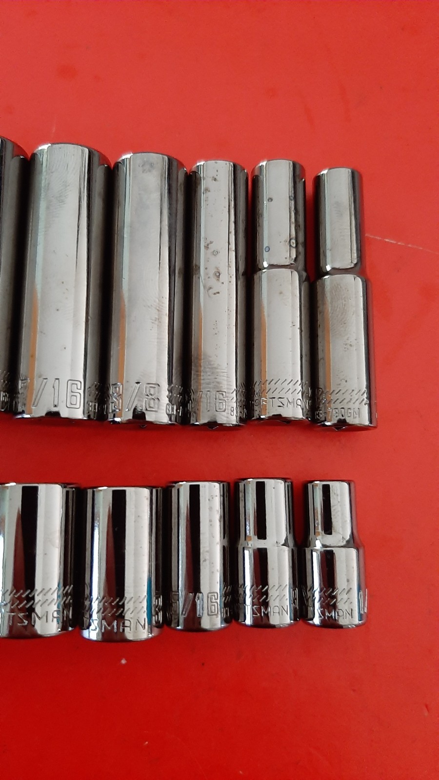 New Craftsman OVERDRIVE 1/4″ Drive SAE Deep & Shallow Socket Set 1/4 – 9/16″ 6pt