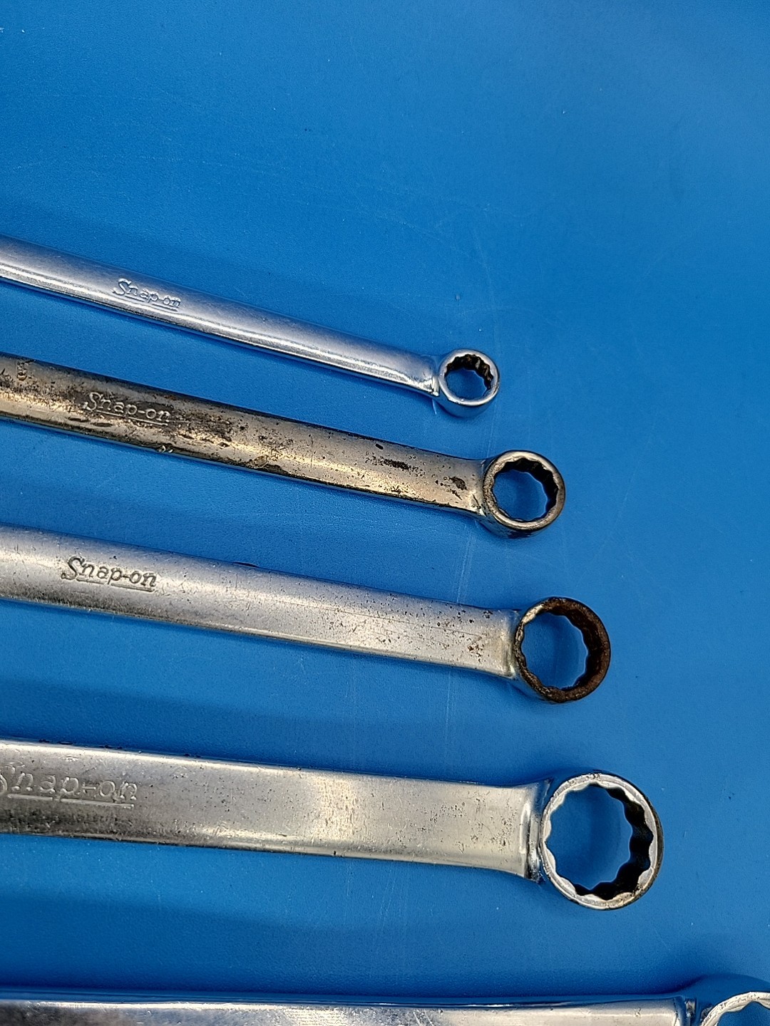 Snap-on Tools Combination Wrench Set 3/8″ to 15/16″ OEX Ser 12 Pt 5 Pcs S-12-1