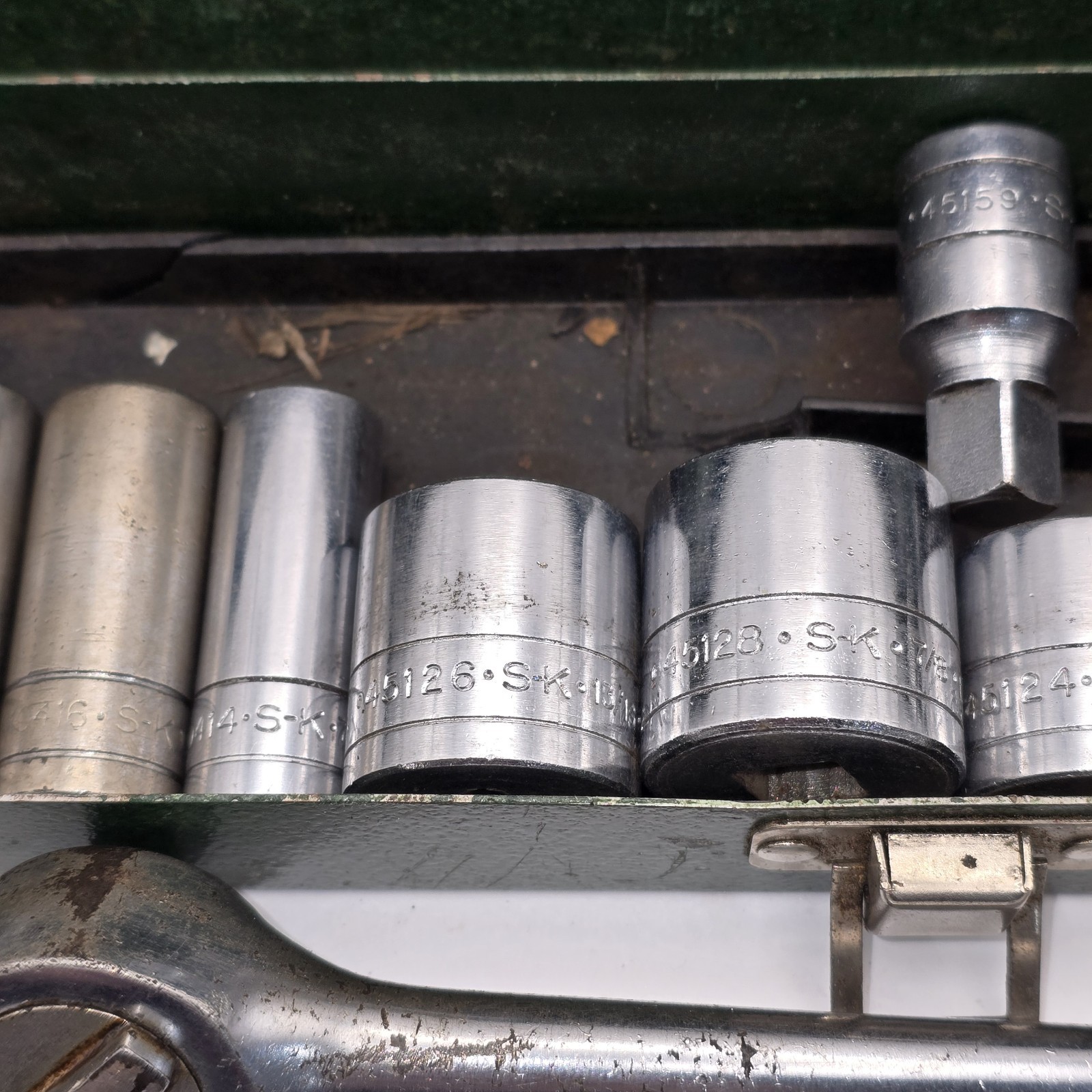 S-K Tools 3/8 SAE 17 Pc 12 Point 6 Point Socket Set Mac Craftsman 20 Photos READ