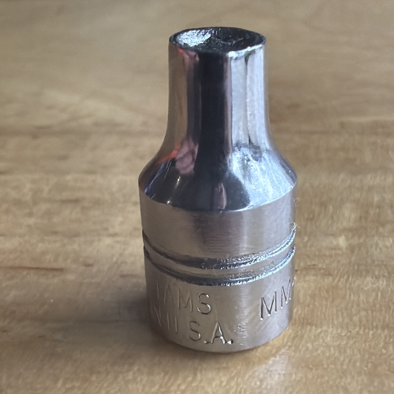 Vulcan x Williams Tools 4mm Shallow Socket 1/4″ Drive 6 Point MM-604 Vtg USA