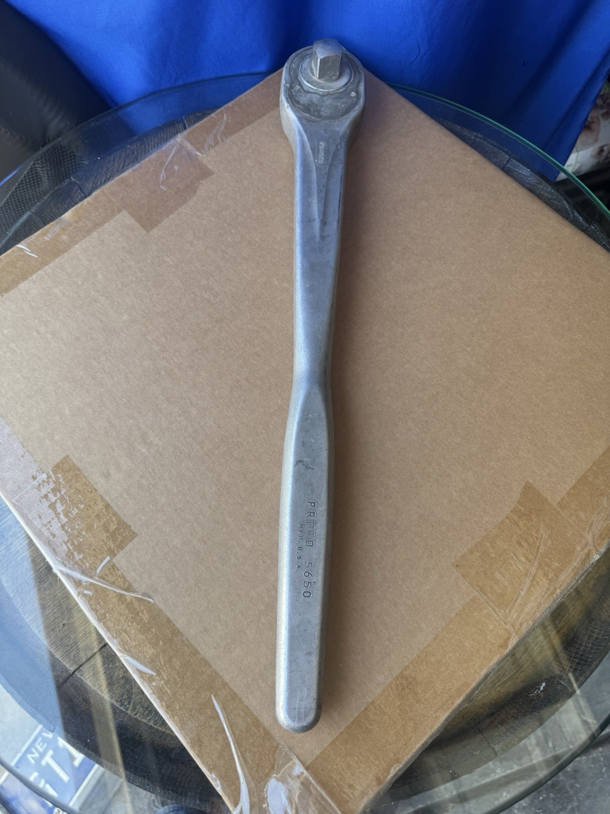 Proto Lite 5650 3/4” Drive Forged Aluminum Ratchet Vintage Rare Made In USA