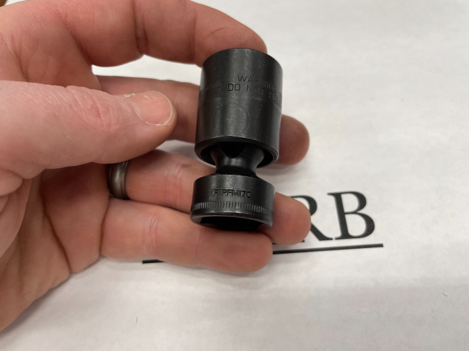 Snap-on Tools USA NEW 3/8″ Drive 17mm LOW PROFILE Impact Swivel Socket RIPFM17C