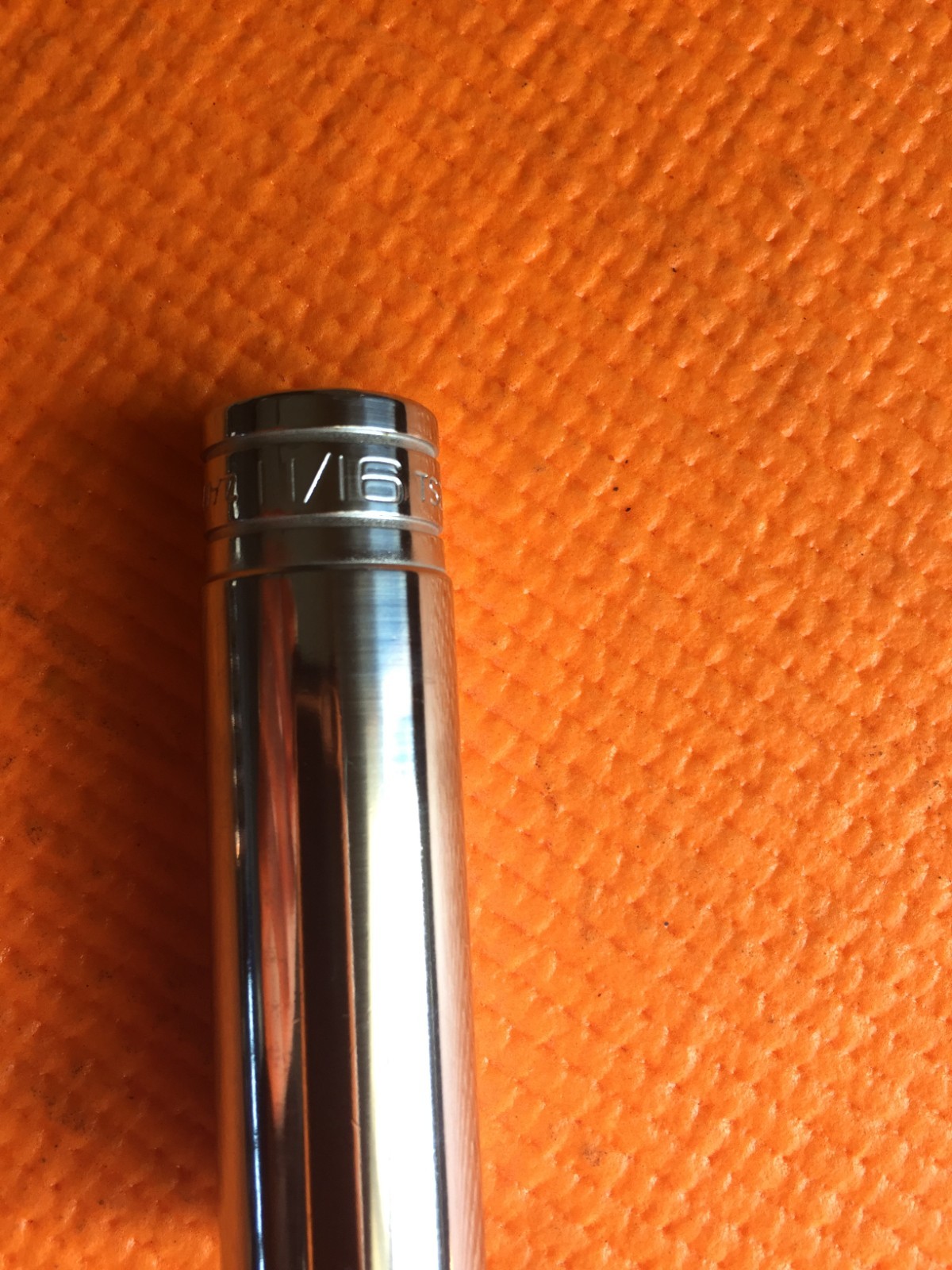 Snap On Tools TS221 Deep Socket 1/2 Flank Drive 11/16 INCH 6 Point Chrome SAE