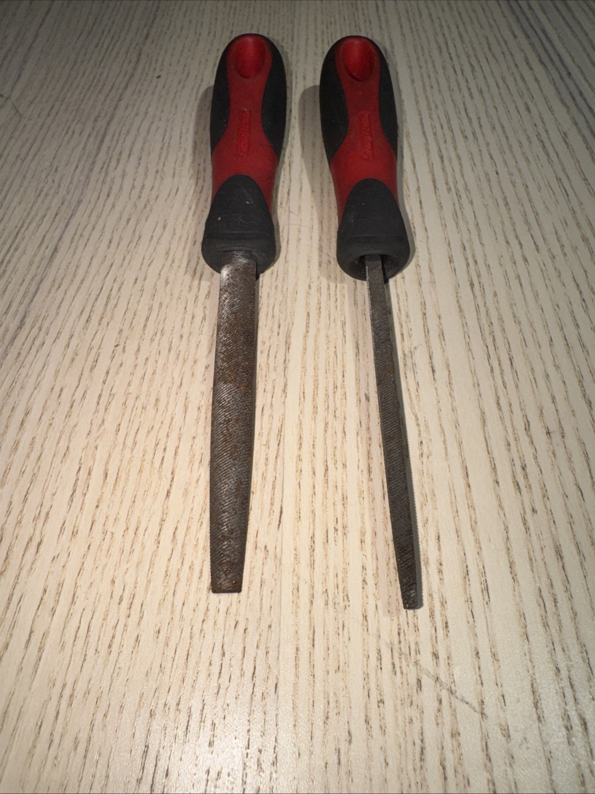 Snap-on SGFMN106 Mini Needle File Set Red Soft Grip Hand Tools – 2 Pieces