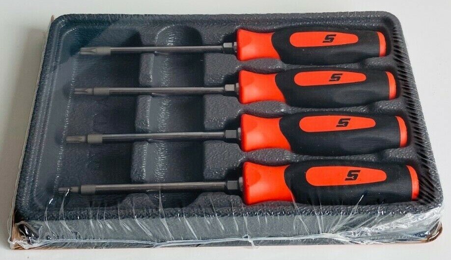 NEW* Snap-on Torx Set SGTX40BO *ORANGE SOFT HANDLES* Mini Torx ~ NEW & SEALED!