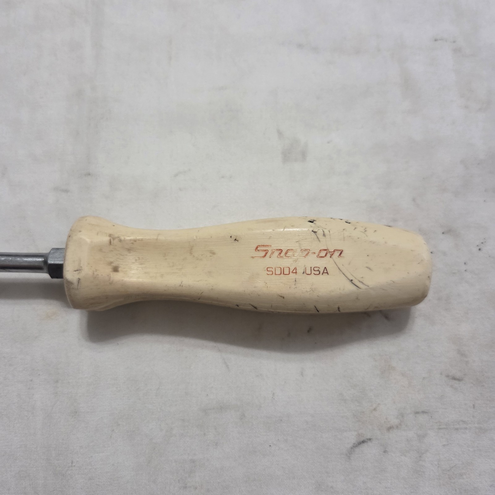 Snap-on SDD4 1/4″ Flat Slotted «Proud to be an American» Screwdriver White USA