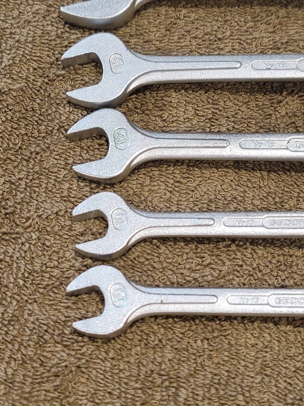 Gedore Metric Combination Wrench Set 27 24 19 17 13 12 10 mm Offset Automotive