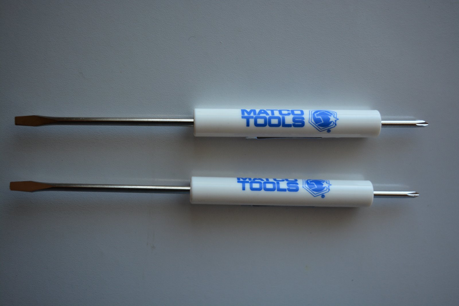 Promotional Matco pocket clip screwdriver flat tip & phillips top 2 pc lot kit