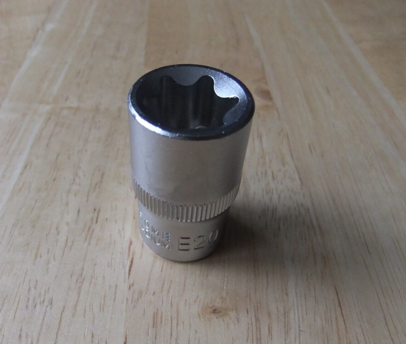 Welzh Werkzeug E20 x 1/2 Drive Chrome Vanadium External Star Socket – 38mm Long
