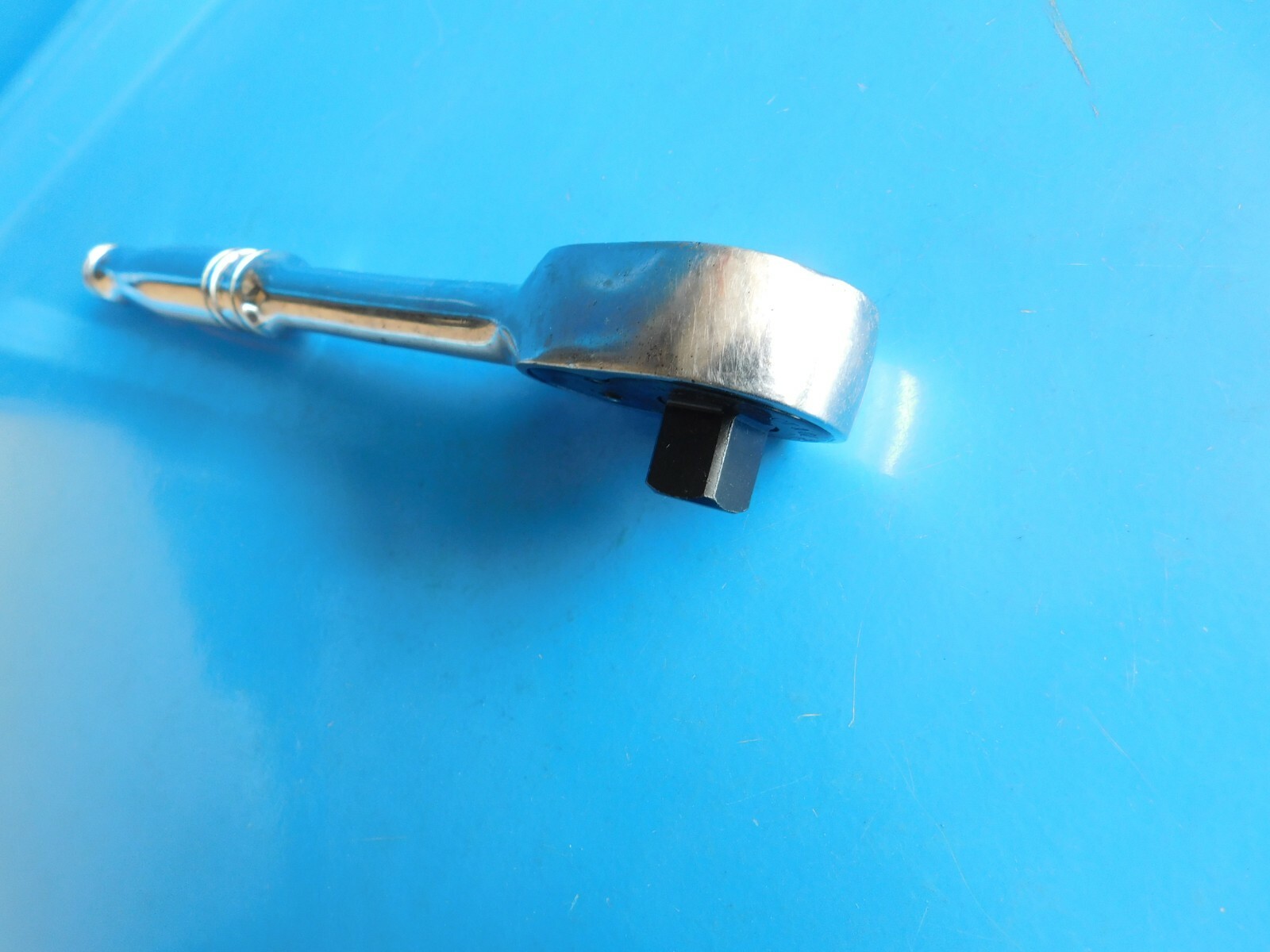 USED, SNAP ON TOOLS 1/2 IN. DR. SHORT HANDLE HEAD RATCHET, PART #S710