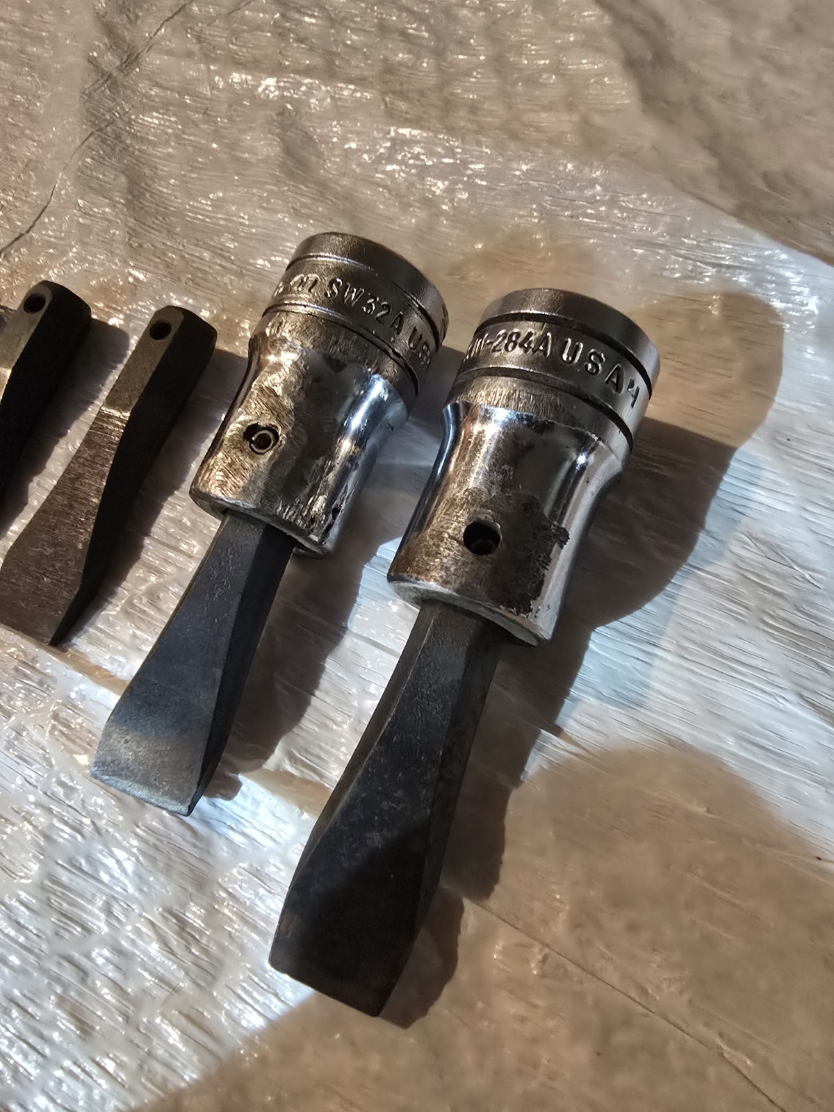 Snap On Tools SW32A and SW284A Flat Tip 1/2″ Drive With 4 Additional Bits