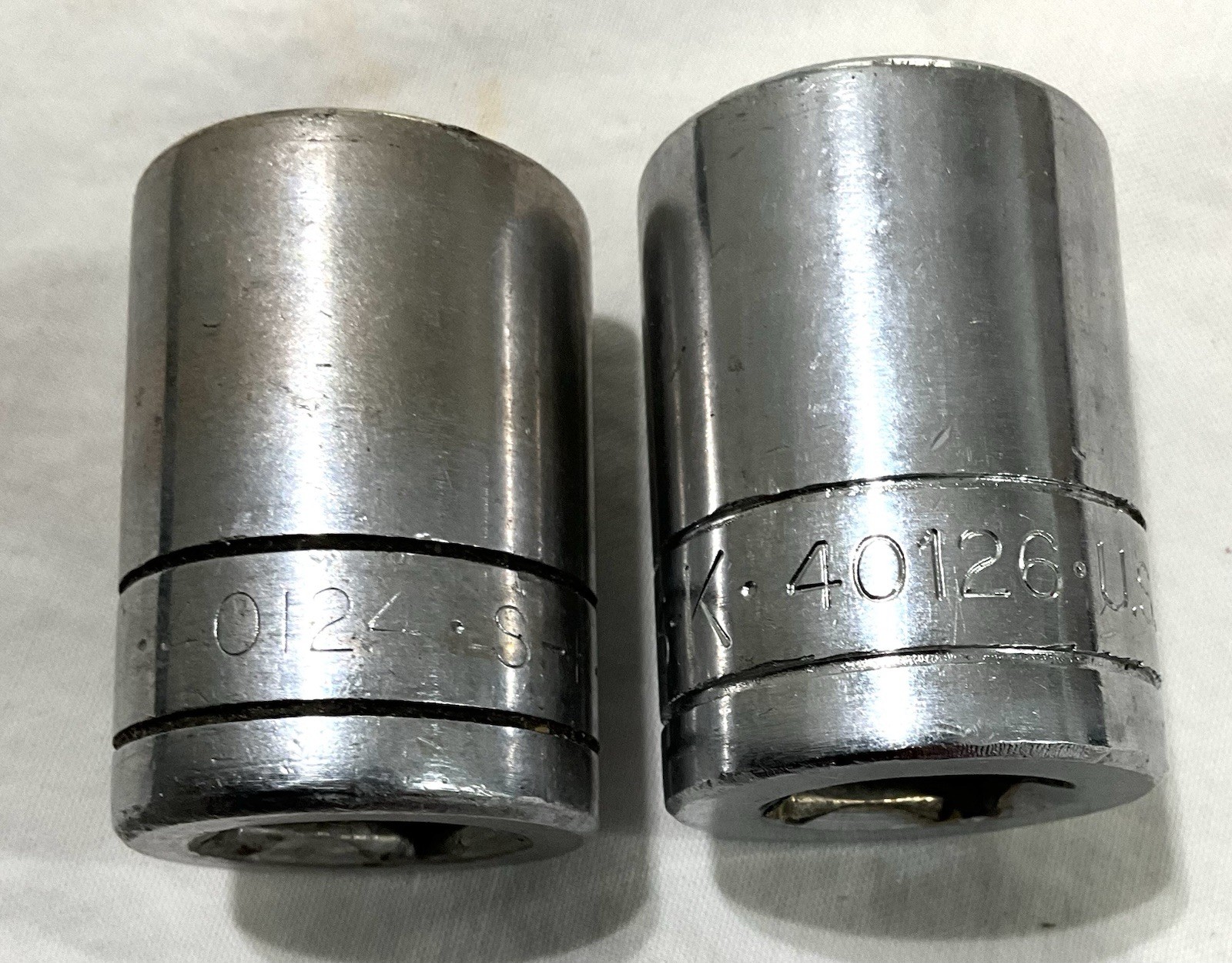 S-K USA 40124 3/4 & 40126 13/16 In SAE 1/2” Drive 12 Point Socket