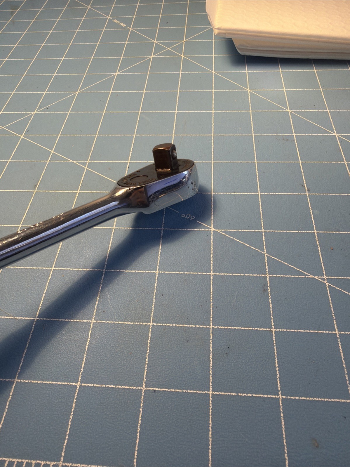 Vintage Mac Tools 3/8″ Drive Ratchet XR8 D2 Made in USA Knurled Handle